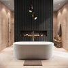 Scudo Fluted 1700x800x600 Freestanding Bath