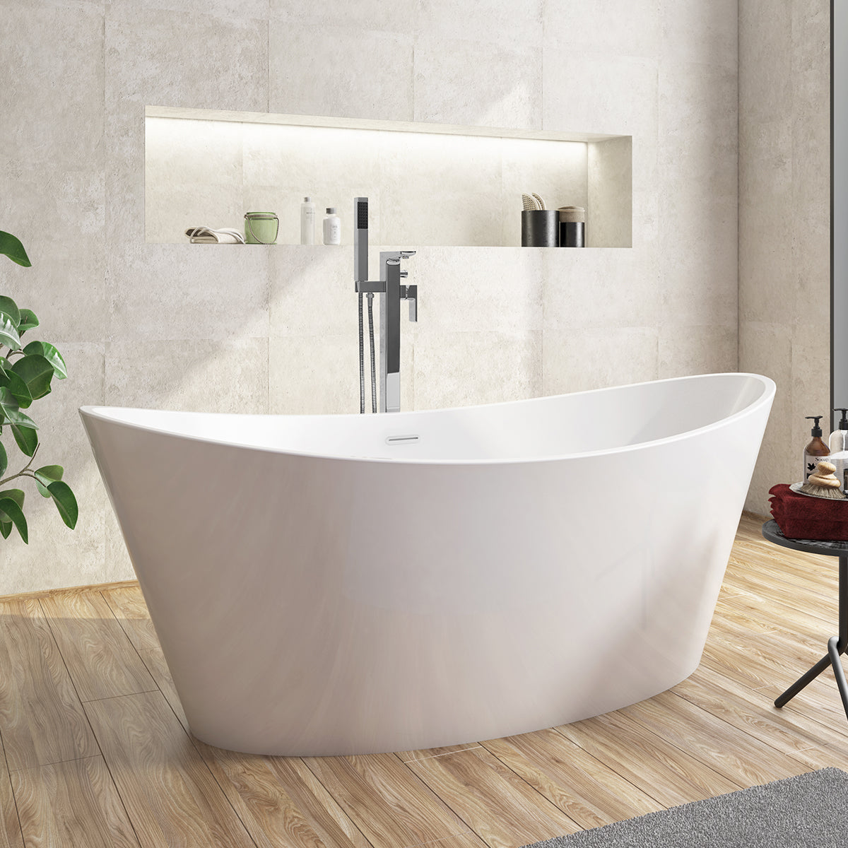 Muro Freestanding bath shower mixer