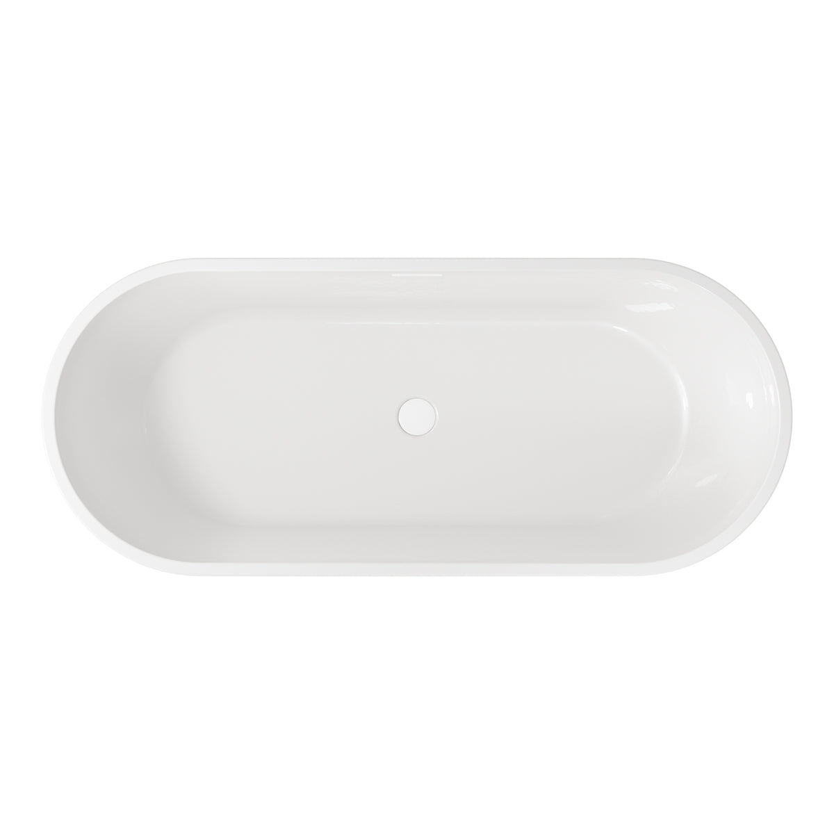 Scudo Form Acrylic White Freestanding Bath