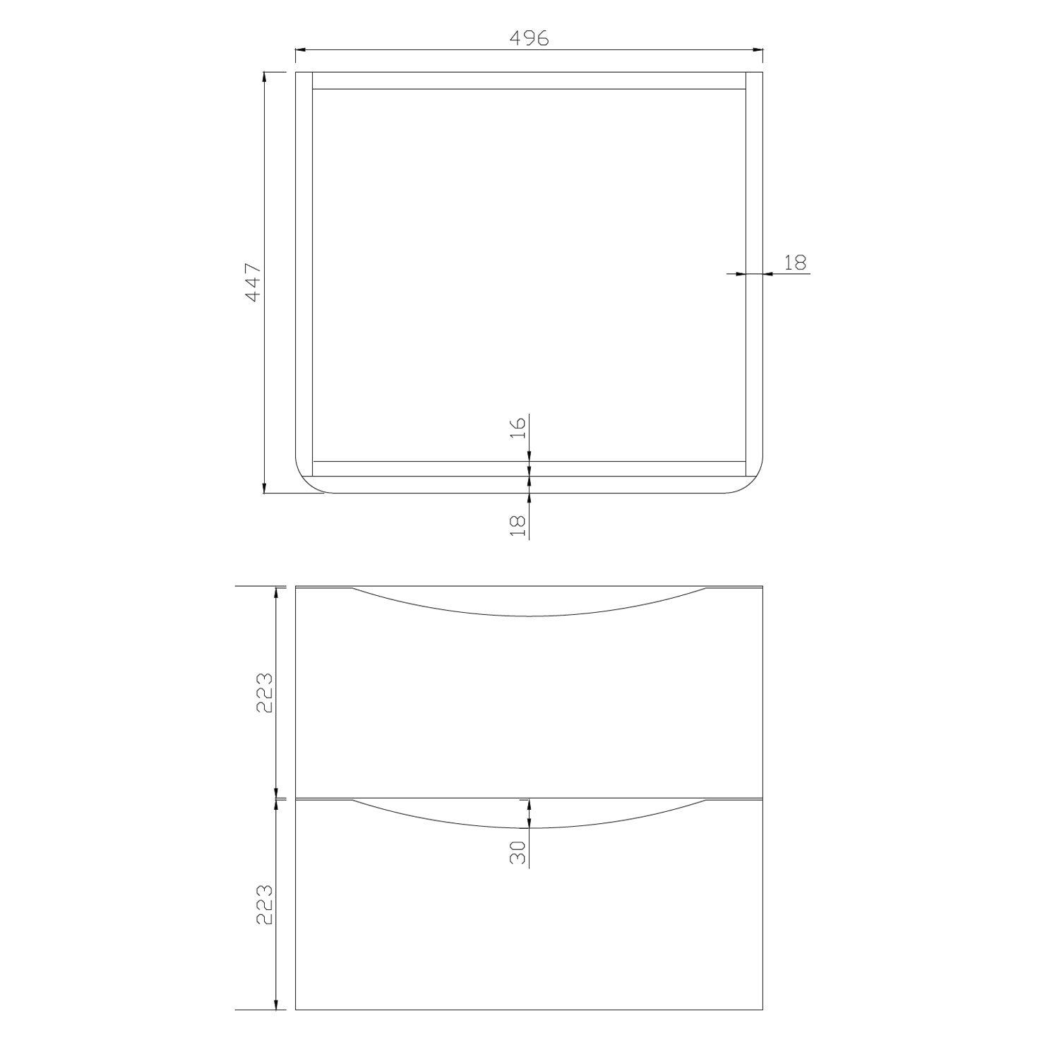 Bella 500 Wall Cabinet