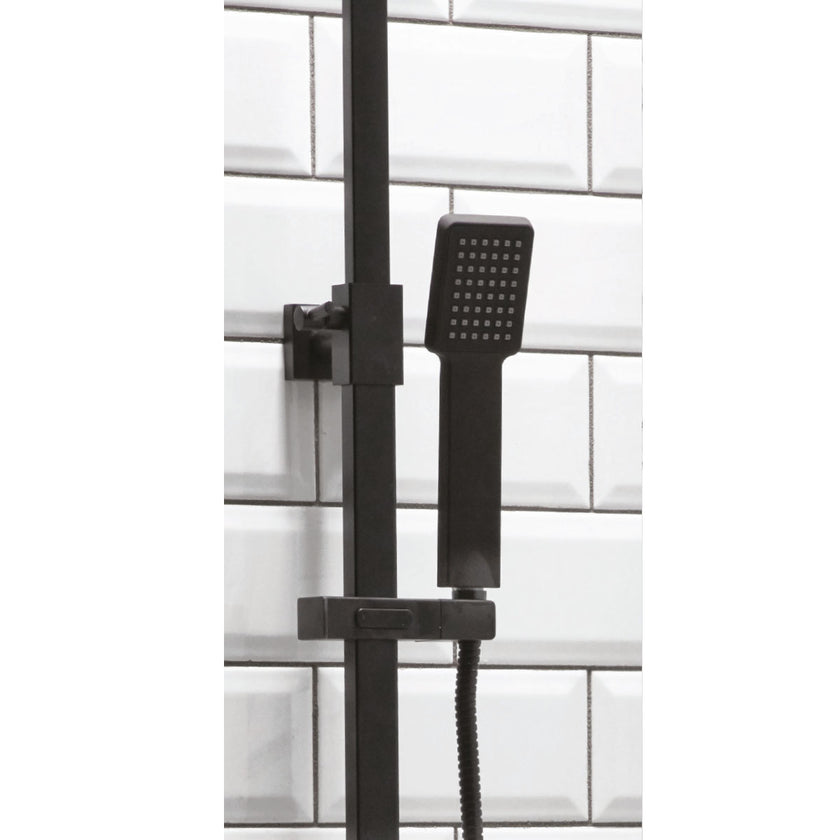Black Adjustable Lunar Shower