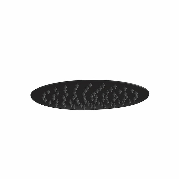 Round Matte Black Shower Head