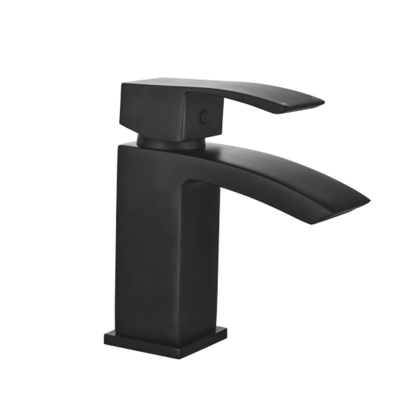 Descent Matt Black Mini Mono Basin Mixer
