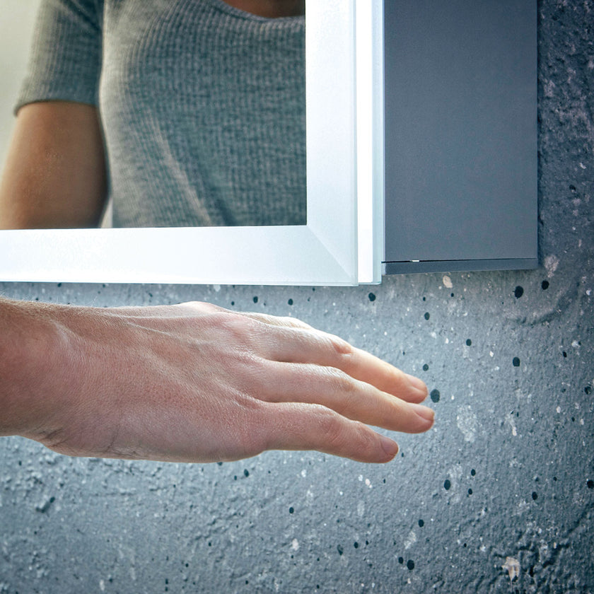 Mia LED Mirror Cabinet W/Demister Pad & Shaver Socket