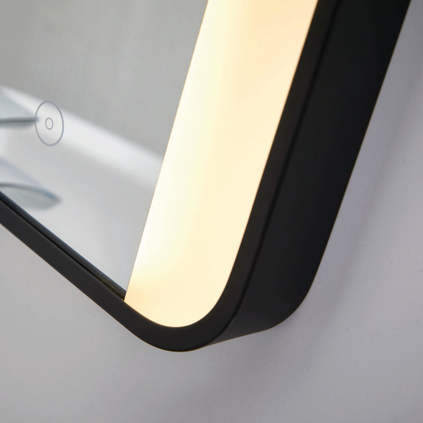 Mono Soft Square Mirror W/Demister and Colour Change 500X700mm