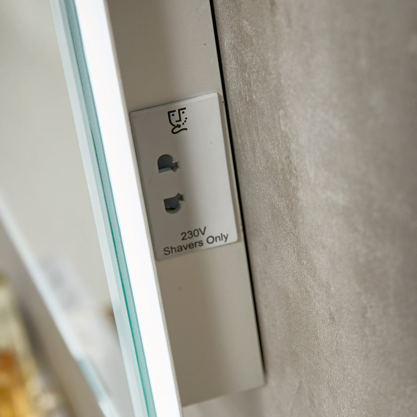 Mosca LED Mirror with Demister Pad and Shaver Socket