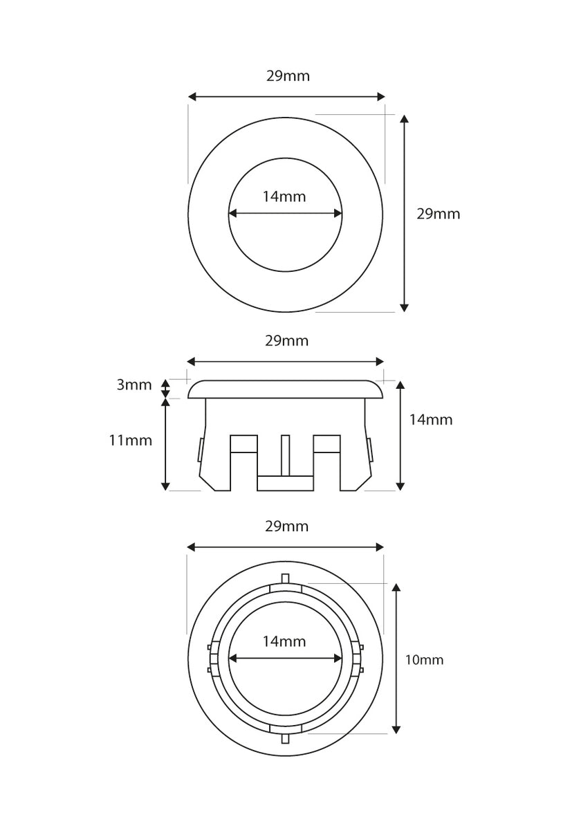Round Overflow Insert