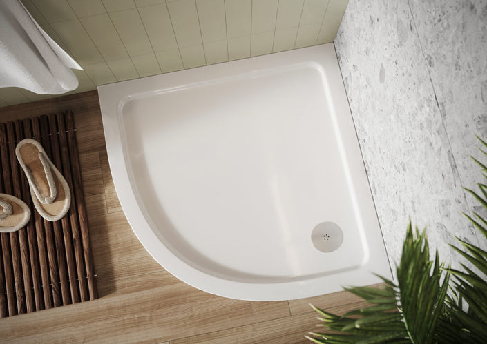 Quadrant 30mm Shower Tray White