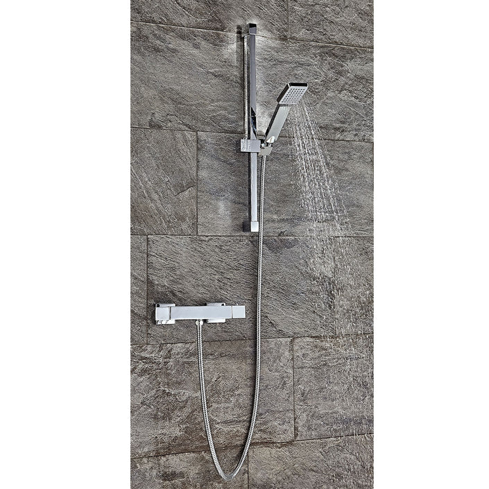 Square Slide Rail Kit with Paddle Handset