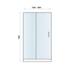 S6 Sliding Shower Door