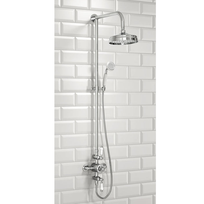Thermostatic Exposed Valve with Fixed Head and Handset