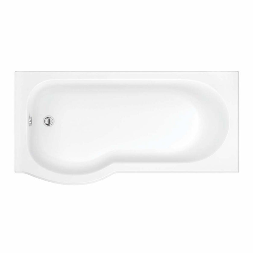 Shower Bath P Shaped 1675x850x750