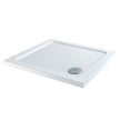 Square 30mm Shower Tray White