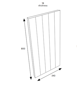 Standard Base End Panel Trad