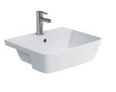 Semi Recessed Basin