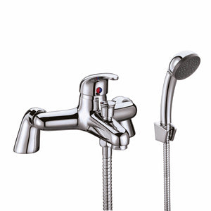 Tidy Bath Shower Mixer with shower kit and wall bracket