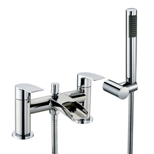 Monument Bath Shower Mixer with shower kit and wall bracket