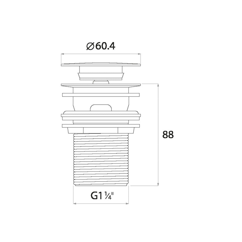 Round Dome Sprung Basin Waste