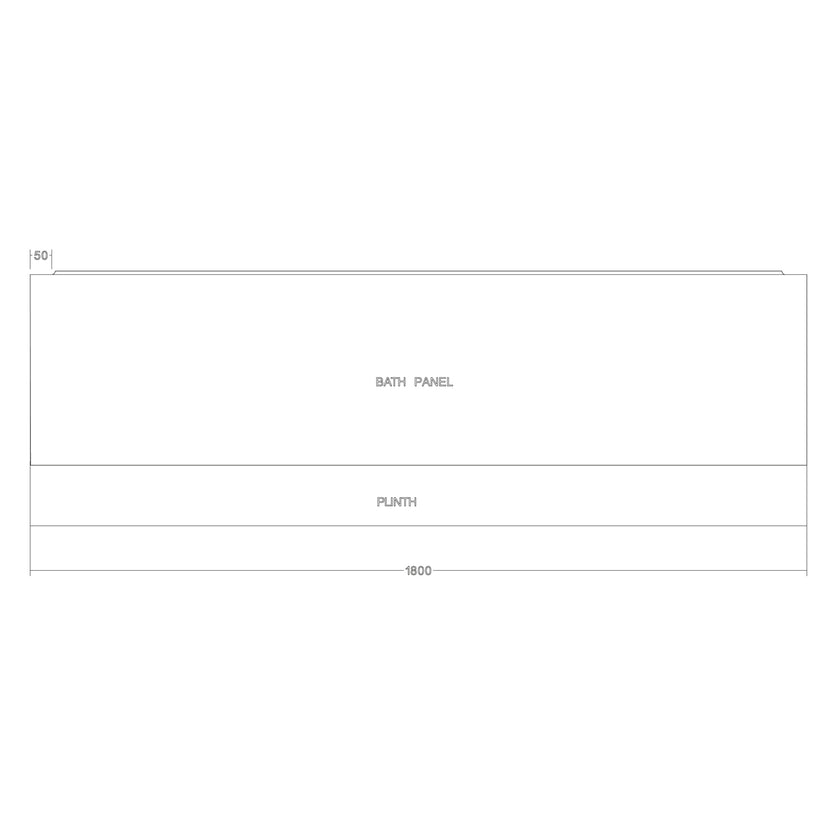 Vinyl Wrap Bath Panel